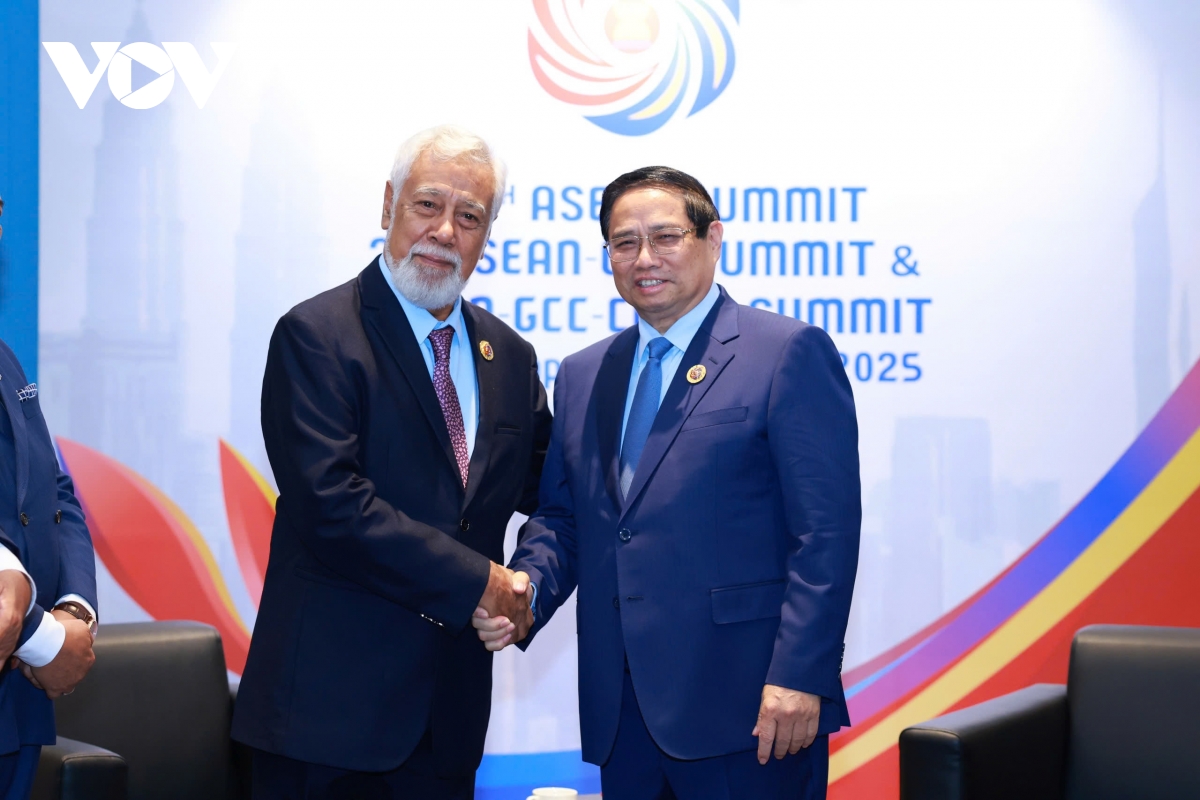 Thủ tướng Phạm Minh Chính gặp Thủ tướng Timor-Leste Xanana Gusmao